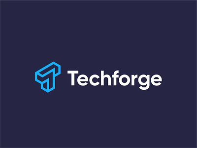 Techforge - Modern Tech logo design
