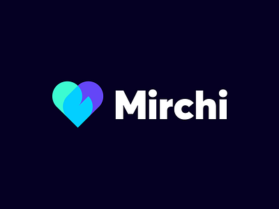 Mirchi - heart fire logo