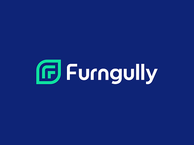 Furngully angle appliances architecture branding corporate branding eco f logo furnishing furniture identity interior leaf logo office pad rainforest startup table tree typography