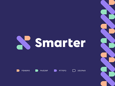 Smarter abstract branding branding and identity e commerce finance fintech lender lending logo loan percent s s logo startup logo