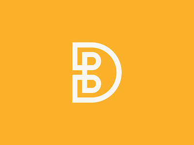 Personal / monogram / D / B / logo design b branding contrast8 d deividas bielskis designer logo mark monogram personal symbol