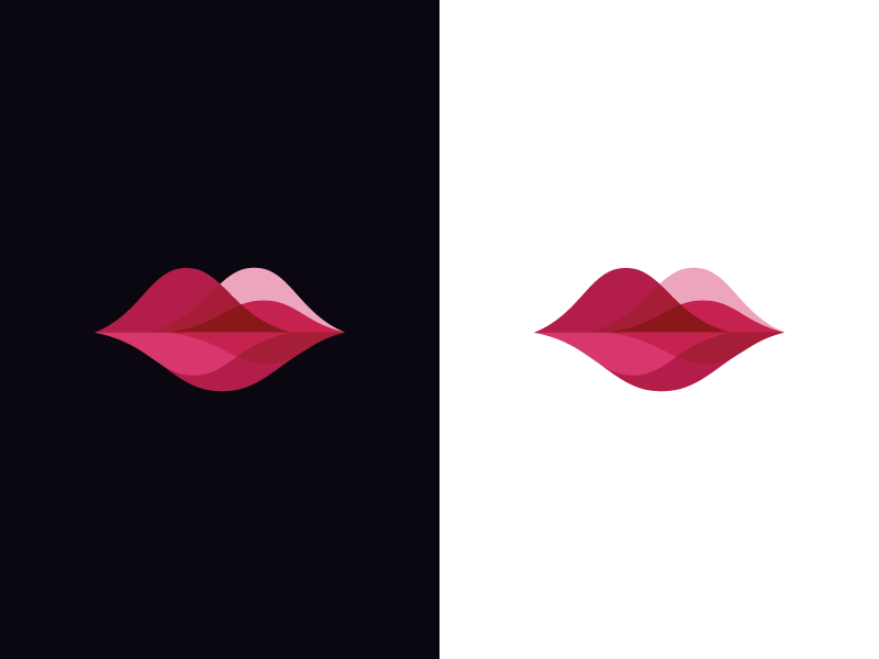 Lips female. Sexy red lips line drawn illustration. Beautiful Woman lips  logo in pastel color. Design concept good for logo, card, banner, poster,  flyer 5285784 Vector Art at Vecteezy