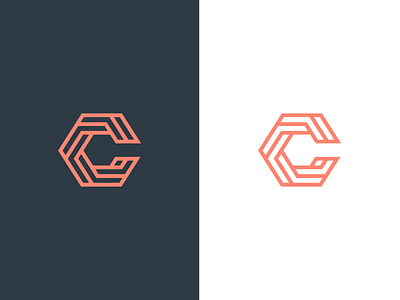 Isometric c Logo Design abstract branding build c clean concept construct construction escher geometric geometry impossible shape letter lettermark linework logo mark minimal puzzle symbol