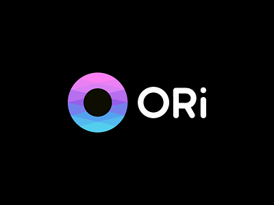 Ori / logo design abstract data logo management o