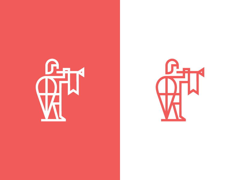 Soldier / logo design shields helmet line character knight agency creative shield symbol mark medieval herald trumpet soldier