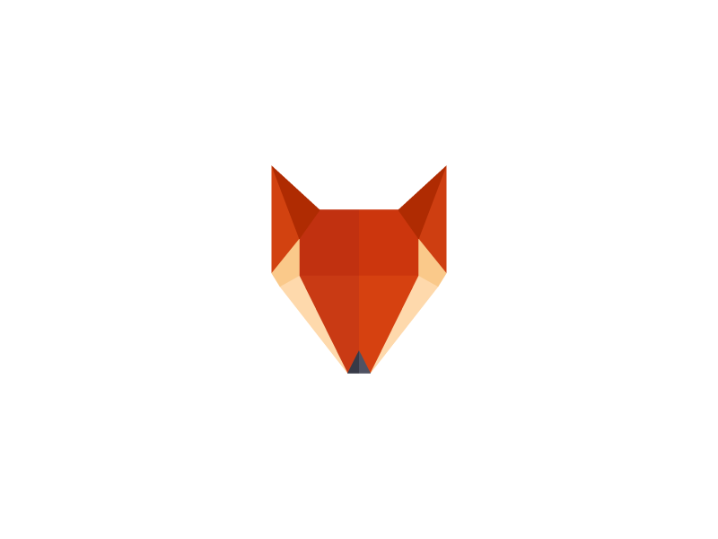 Fox / logo design by Deividas Bielskis on Dribbble