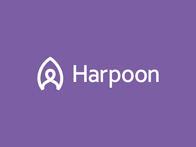 Harpoon branding harpoon job logo mark recruitment sharp symbol