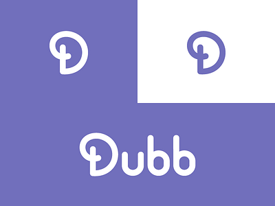 dubb / logo design branding friendly identity lettermark logotype symbol typography