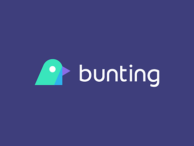 Bunting / bird / logo design