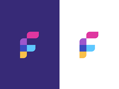 F / logo design