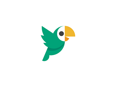 chatimity / parrot / logo design animal beak bird branding chat chatimity communication fly fun happy identity logo mark mascot parrot startup symbol talk tropical wings