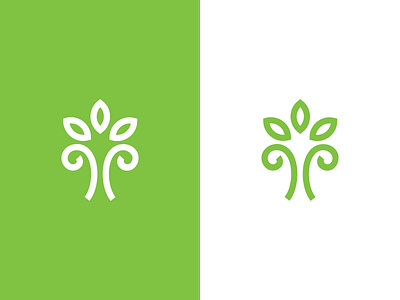 tree / plant / organic / logo design eco food green iconic leaf line mark organic plant symbol tree
