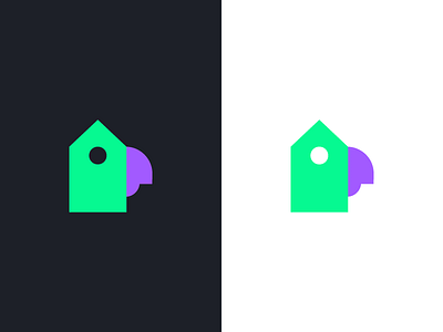 Parrot / price tag / logo design