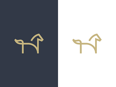 H / horse logo design branding ecommerce h horse identity lettermark line stallion