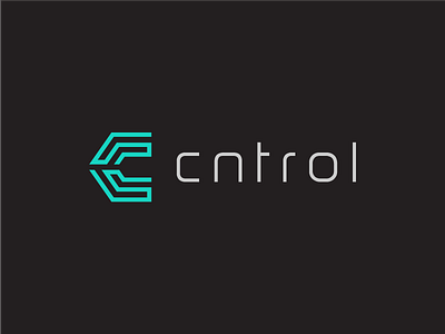 cntrol / logo design c computing data lettermark logic board tech technology