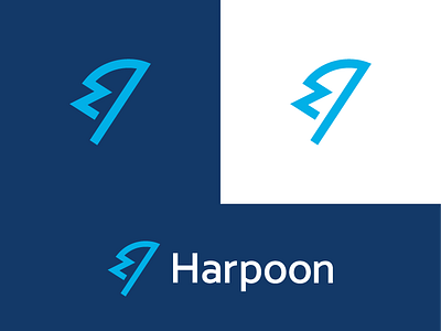 harpoon / logo design employment find fish harpoon headhunt hunt hunting job knife labor logo mark recruit recruiting recruitment search symbol talent task weapon