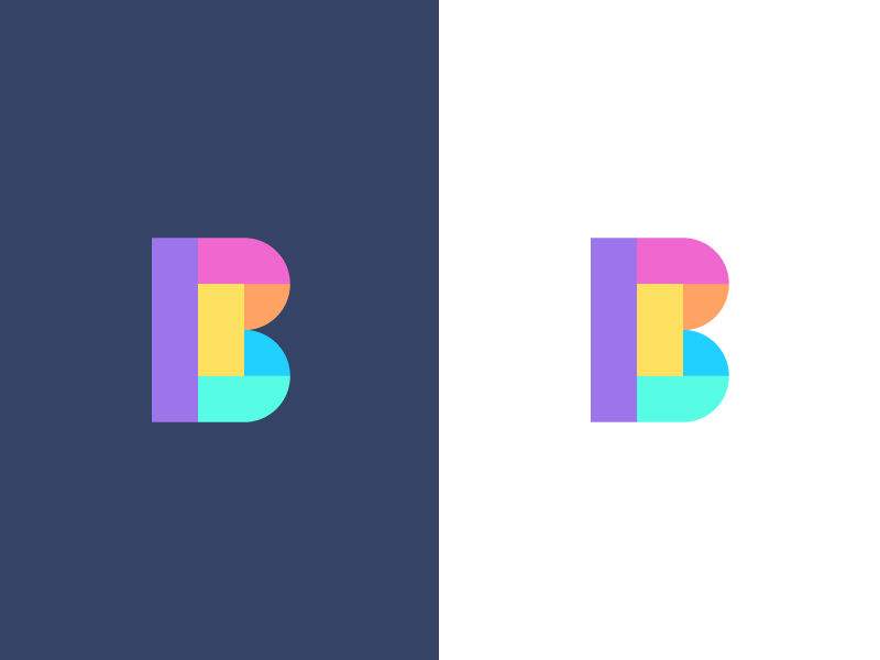 B / Logo Design By Deividas Bielskis On Dribbble