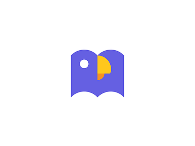 parrot / book / logo design