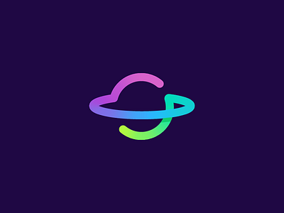 s planet logo astro astronomy color cosmos creative logo gradient jupiter logo designer logo inspiration mercury modern logo monogram monoline orbit planet s saturn space startup technology