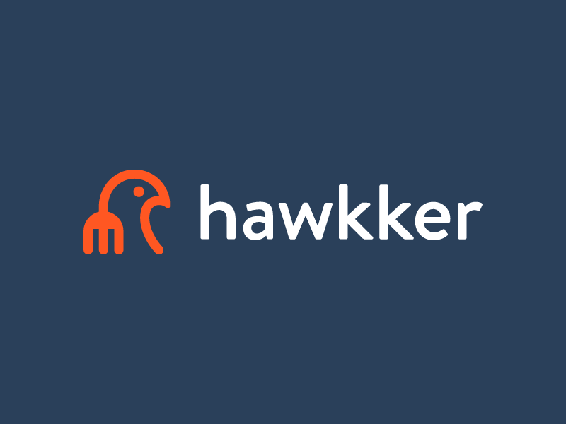 Hawkker Food Logo Design By Deividas Bielskis On Dribbble