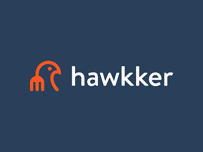 hawkker / food / logo design