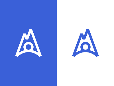 Human / mountain / Logo design