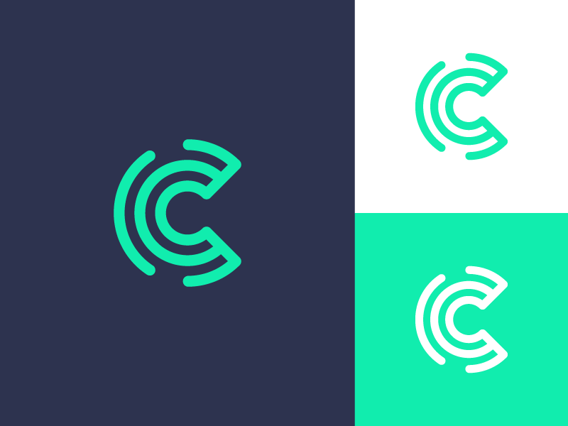  C  logo  design by Deividas Bielskis on Dribbble