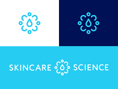 Skincare Science / logo design by Deividas Bielskis on Dribbble