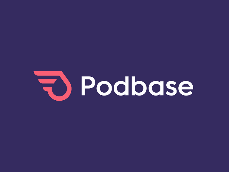 Podbase / logo design by Deividas Bielskis on Dribbble