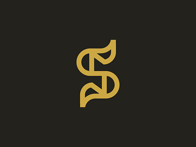 S / logo design by Deividas Bielskis on Dribbble
