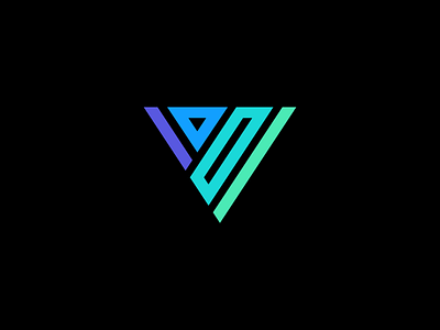 V / logo design