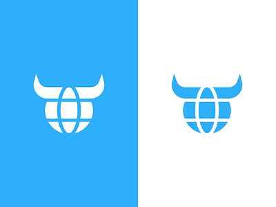 bull / globe / logo design