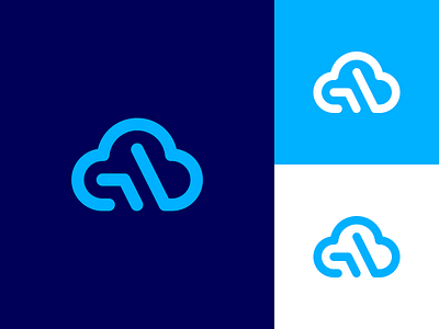 Cloud Technology / logo design cloud data hosting logic board logo mark server symbol technology