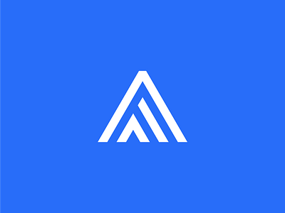A / logo design a abstract branding data identity information logo management mark identity symbol