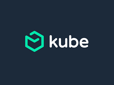Kube, logo design 3d arrangement connect consult consulting cube iconic idea kube minimal outline parts path project proposal road scheme sketch square strategy