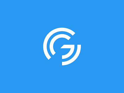 G abstract branding data design development geometric identity lettermark logo mark modern software symbol tech technology
