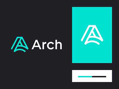 Arch a abstract arch architecture branding identity impossible shape impossible triangle lettermark logo logo concept logo mark logo mark symbol minimal minimalistic logo penrose triangle tech technology trend