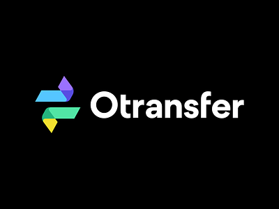 Otransfer by Opera arrow arrows bank branding business finance fintech flat identity minimalist logo minimalistic logo modern money movement opera otransfer tech transaction transfer vector logo