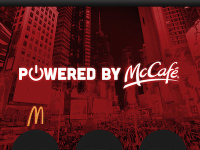 Powered by McCafé design web