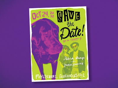 Save the Dates - Band Poster Inspired band band merch invitations poster wedding wedding invitation