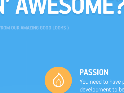 FREAKIN' AWESOME features passion strengths