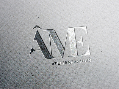 ÂME logo branding design logo logo design type typography vector