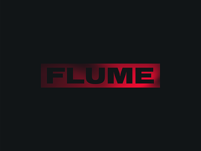 FLUME brand debut design first shot flume logo