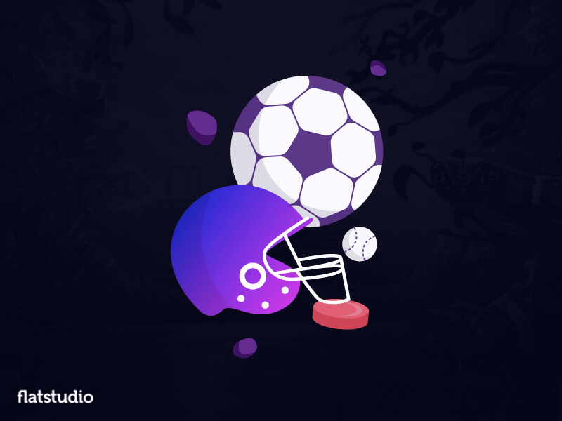 Flatstudio Gambling: Illustration set bets casino design illustration lottery project sport