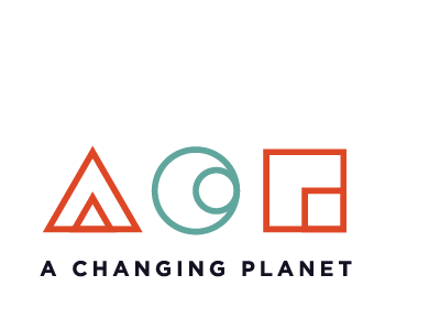 A Changing Planet Logo changing circle conference design gotham graphic logo orange planet shapes square triangle