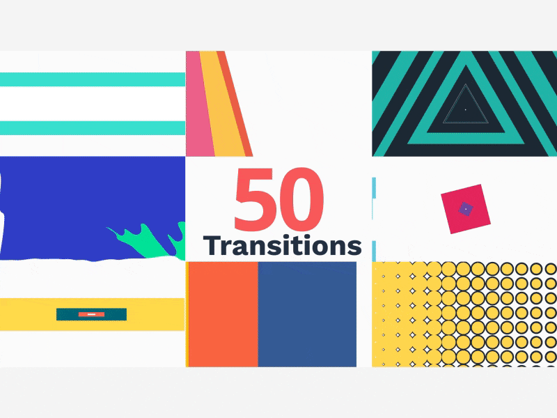 Transitions Pack abstract after affects after effects template box circle color colourful design elements geometric layers layout lines modern pack shapes star transition transitions wipe