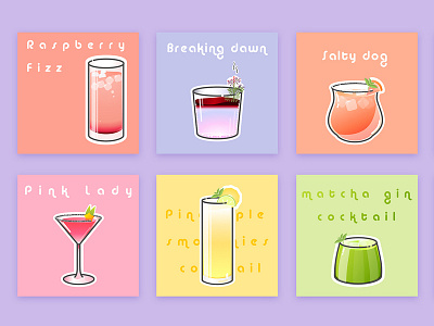 cocktail cocktail design illustration