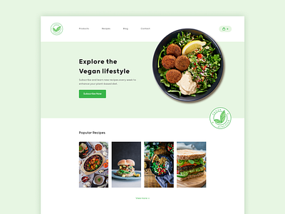 Vegan Junction - Landing Page