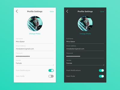 Daily UI 007 Settings