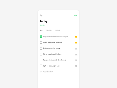 Daily UI 042 Todo List